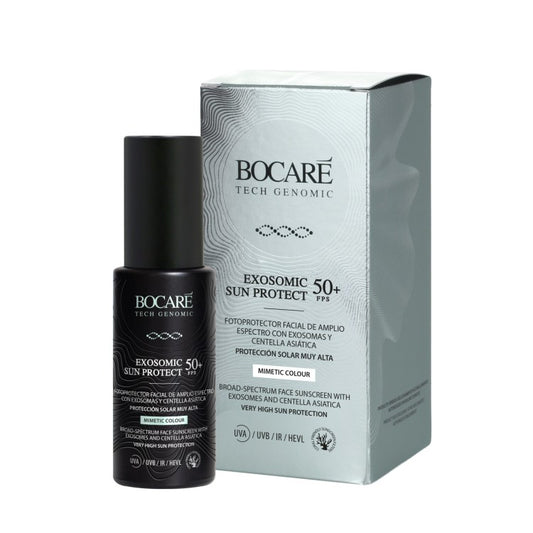EXOSOMIC SUN PROTECT MIMETIC COLOUR 50+FPS Fotoprotector facial de amplio espectro