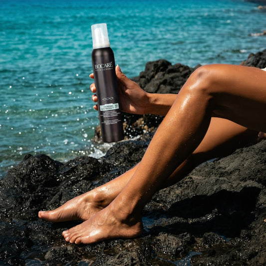 EXOSOMIC SUN PROTECT 30FPS Acelerador del bronceado corporal con exosomas y centella asiática
